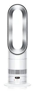Mājas bezlapu ventilators-sildītājs Dyson Hot+Cool HF1 ar keramisko sildītāju, 70° svārstības, galda, sudraba/balts