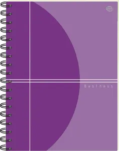 Notebook INTERDRUK A4 squared, 80 sheets, spiral-bound