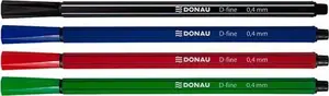 Donau ballpoint pen D-fine 0.4 mm, blue, pack of 10