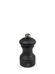 Pepper grinder PEUGEOT Bistro, graphite wood housing, 100 mm height, made in France