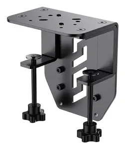 Flight base table clamp MOZA AS004 — steel clamp for simulator rigs, 145×102×170 mm, black