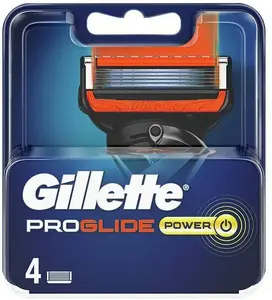Gillette ProGlide charger with 4 replacement blades — razor charger and cartridge set