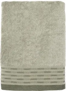 Vannas dvielis DOMOLETTI Hudson 650 GSM 70x140 cm Olīvzaļš
