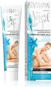 Крем для депиляции Eveline Active Epil Ultra питательный, 3‑минутный, Минералы Моря, 125 мл