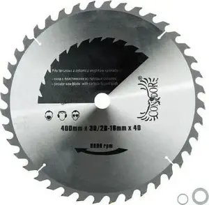 Ripzāģa disks Drel CON-TCT-4004, 400 mm diametrā, 30 mm centrāle, 40 zobu