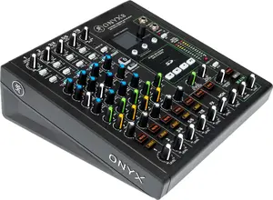 Mixer Mackie ONYX 8 — 8-channel analog mixer, 20–30000 Hz frequency range, 10000 Ω input impedance