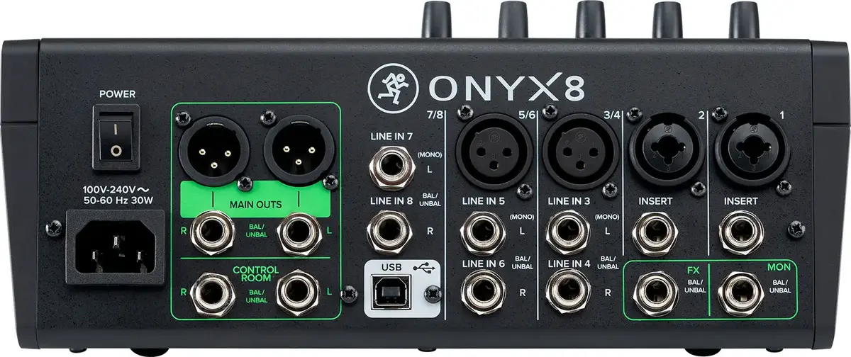 Mackie ONYX 8 mixer — 8-channel analog Photo 4