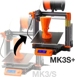 Prusa uzlabojumu komplekts MK3S+ priekš Original i3 MK3/S 3D printeriem — pašmontāža