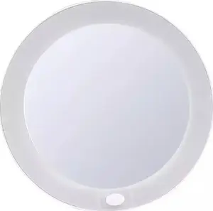 Make-up mirror Sourcing MULAN S with LED lighting and suction mount, white