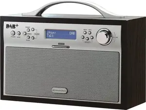 DAB+ radio Scansonic DA88 by Scansonic, black — digital DAB+/FM receiver with alarm and clock