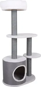 Когтеточка-дерево Sourcing модель kh1692, размеры 45×30×95 см, многоуровневая с когтеточками и лежанками
