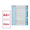 Index tabs ESSELTE 1-12 Re-writable Mylar A4+ Photo 2