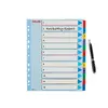 Index tabs ESSELTE 1-12 Re-writable Mylar A4+ Photo 4