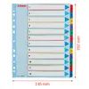 Index tabs ESSELTE 1-12 Re-writable Mylar A4+ Photo 6