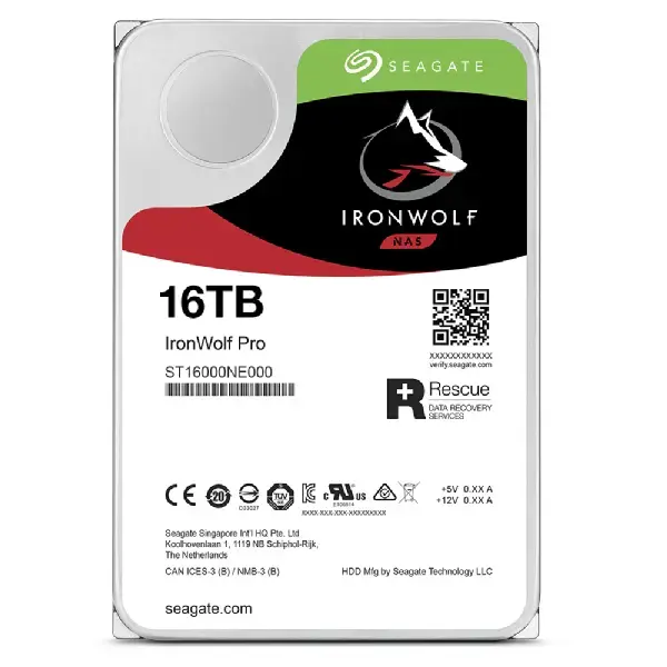 SEAGATE IronWolf Pro ST16000NT001 16 TB HDD Photo 4