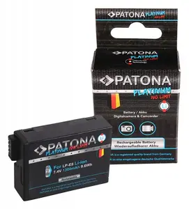 Camera battery PATONA 1310 Li-Ion 1300 mAh for cameras and camcorders, 1 pc, boxed