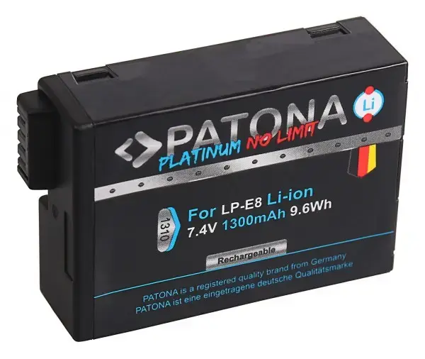 PATONA 1310 kameras akumulators 1300 mAh Photo 2