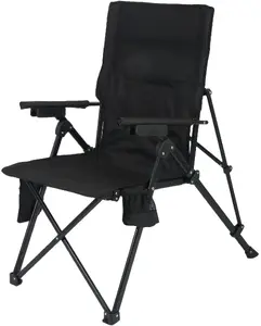 Chair Outliner CHAIR TOURISM BLACK 87x57x104 cm — folding/tourism seating, black