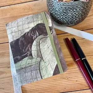 Notebook with Elastic Strap A6 TEKA SCN19 (623820) — Pocket-sized ruled notepad