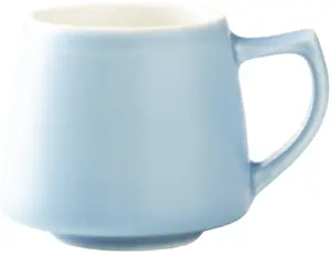 Ceramic cup Origami Aroma 200 ml, matte blue