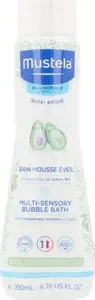 Bērnu putu vanna Mustela Multi-Sensory 200 ml — maiga tīrīšana zīdaiņiem