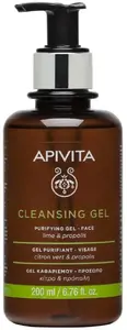 Очищающий гель для лица Apivita Lime & Propolis 200 мл
