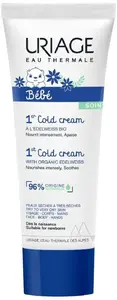 Aizsargkrēms sejai un ķermenim URIAGE Bebe 1st Cold Cream 75 ml — ultra barojoša aizsardzība zīdaiņiem