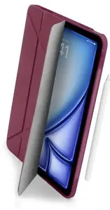 PIPETTO Origami No1 tablet case — burgundy, compatible with iPad (A16) / iPad (2022)