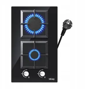 Gas Cooktop Marazzi Italia MGBG-312S2C — built-in 3-burner gas hob, stainless steel
