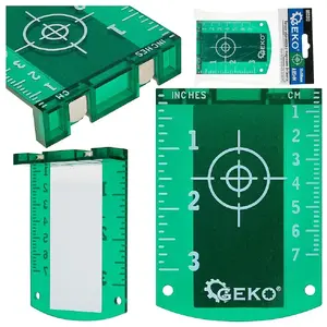 Target plate with magnet for laser, green, GEKO (10/500)