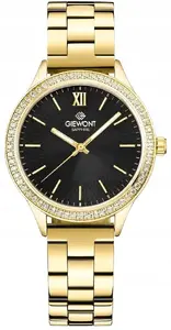 Wrist watch Giewont Sapphire GW1140-B4 — women's analog, gold case, black dial