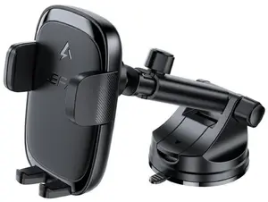 Car phone mount Acefast D49 with built-in wireless charger for dashboard, black