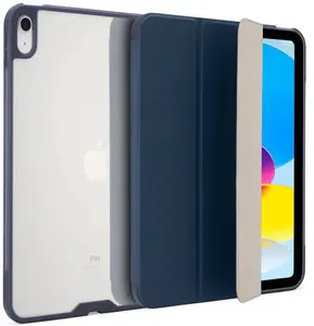 Tablet case PIPETTO Origami No7 Tri-Folio Case dark blue for iPad (A16) / iPad (2022)