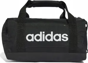 Спортивная сумка ADIDAS Linear XS черная модель JE8347 - компактная сумка для зала и поездок