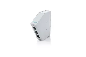 DIN sliedes optiskās šķiedras savienojumu sadalītājs DIGITUS DN-96893 — slīps, 6 SC DX / LC Quad, alumīnijs, pelēks