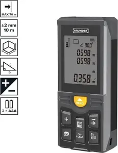 Laser distance meter Sourcing CJA70 — 70 m range, compact handheld measuring tool