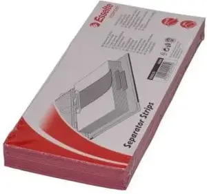 Cardboard divider 1/3 A4 ESSELTE 100 pcs red (MPN 20995)