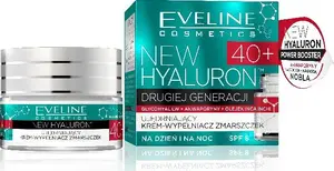 Дневной и ночной укрепляющий крем Eveline New Hyaluron 2-го поколения 40+ 50 мл
