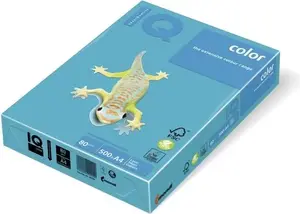 Copy Paper IQ Color A4 80 g/m² 500 sheets — color: morski (sea blue)