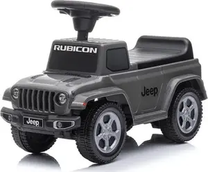Детская каталка Jeep 664 серого цвета — модель 664, толкатель/электрокаталка