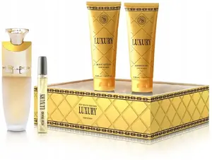 Perfume Gift Set NEWBRAND Luxury For Women — Eau de Parfum 100 ml + Body Balm 130 ml + Shower Gel 130 ml + Travel Spray 15 ml