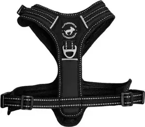 Harness All For Dogs ALL FOR DOGS SZELKI 3x-SPORT Black M, size M, sport harness for dogs