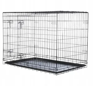 Домашний вольер Trixie TX39304, размер L 109×79×71 см, чёрный, переносной для собак