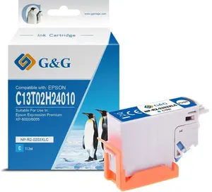 Ink Cartridge g g NP-E-0202XLC, cyan compatible replacement for inkjet printers