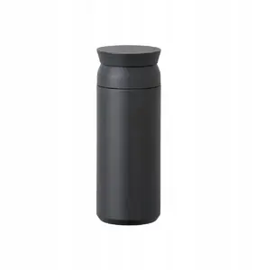 Termokrūze MiiR TRAVEL 500 ml — melna, izolēta nerūsējošā tērauda