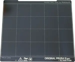 Печатная платформа — пружинная стальная пластина Prusa для принтеров Prusa, гладкая поверхность