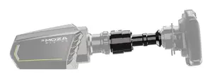Stūres bāzes pagarinājums MOZA Moza Racing Extension Rod — saderīgs ar R21/R16/R12/R9/R5/R3, 101×100×213 mm, melns