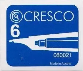 Pildspalvu patronas Cresco, zilas, 6 gab., modelis 248238