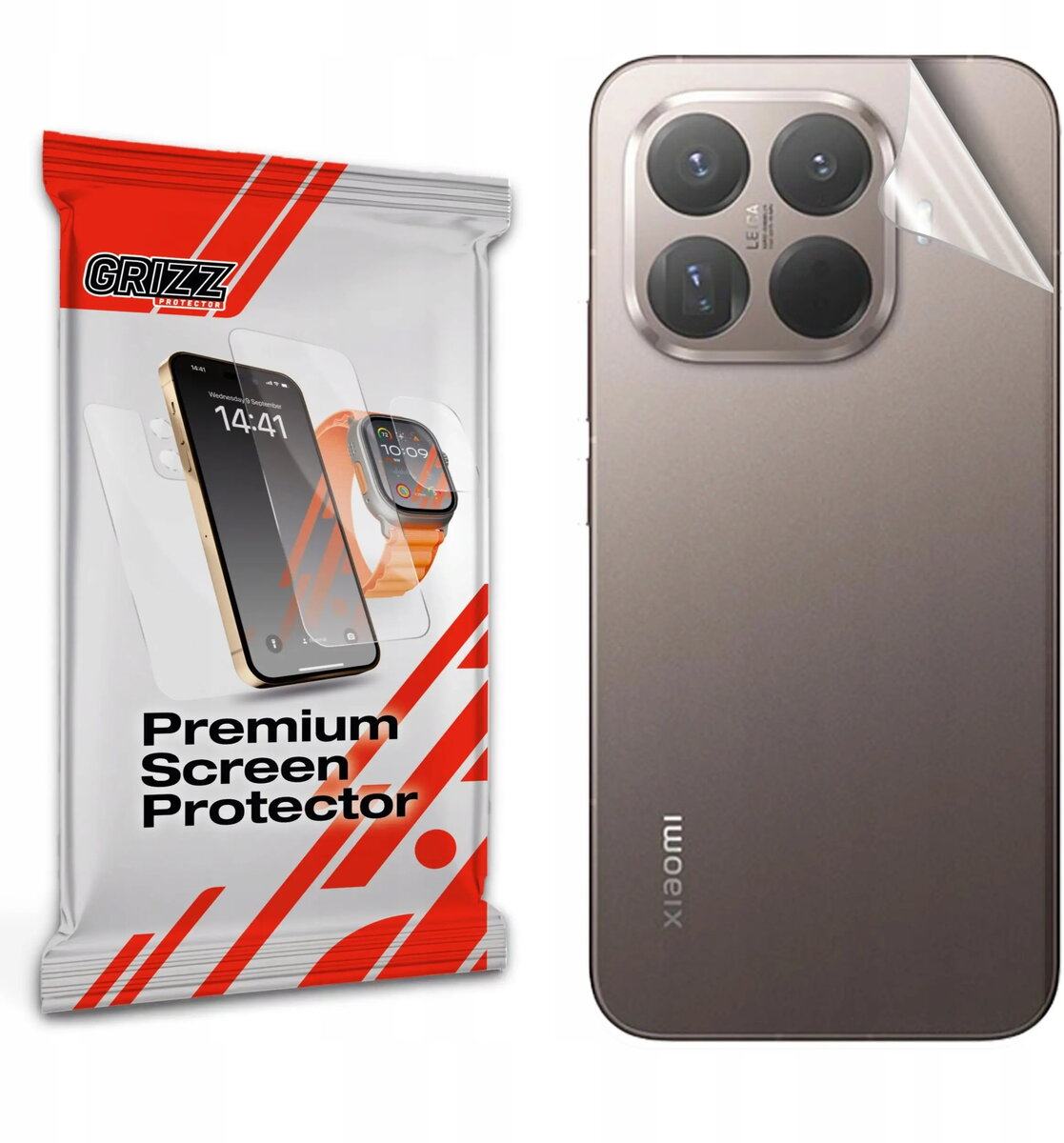 Aizsargplēve aizmugurei GrizzGlass SatinSkin priekš Xiaomi