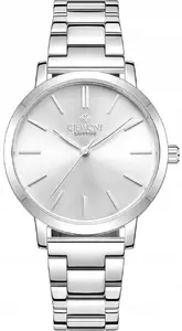 Desk and Wall Clock Giewont Sapphire GW2360-B1 — women's silver analogue clock